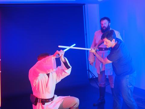 Behind the scenes at the cosplay shoot #5