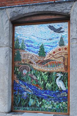 Mosaic at the Charles River Museum #3