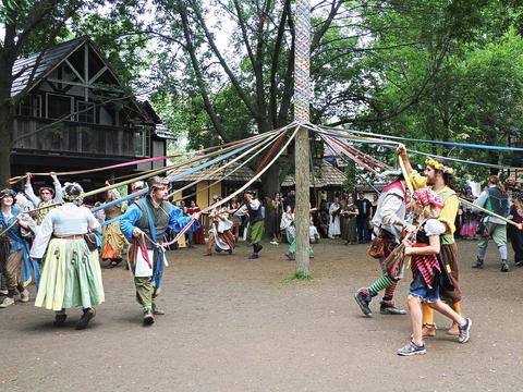 Maypole dancing #3