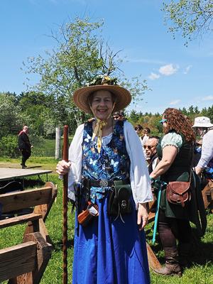 Liz at the New Hampshire renaissance faire