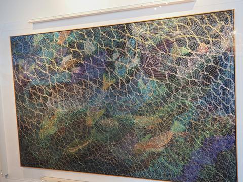 Jewel of the Lake mixed media on Canvas
