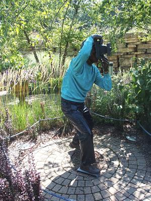 Photographer statue
