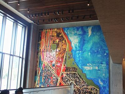 Art map of Chicago