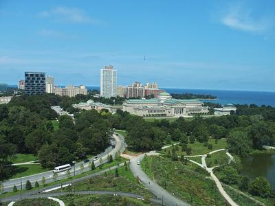 Chicago from the Obama presidential center
