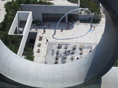 Plaza for eating