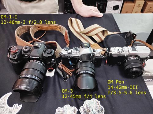 OM-1, OM-3, OM Pen cameras